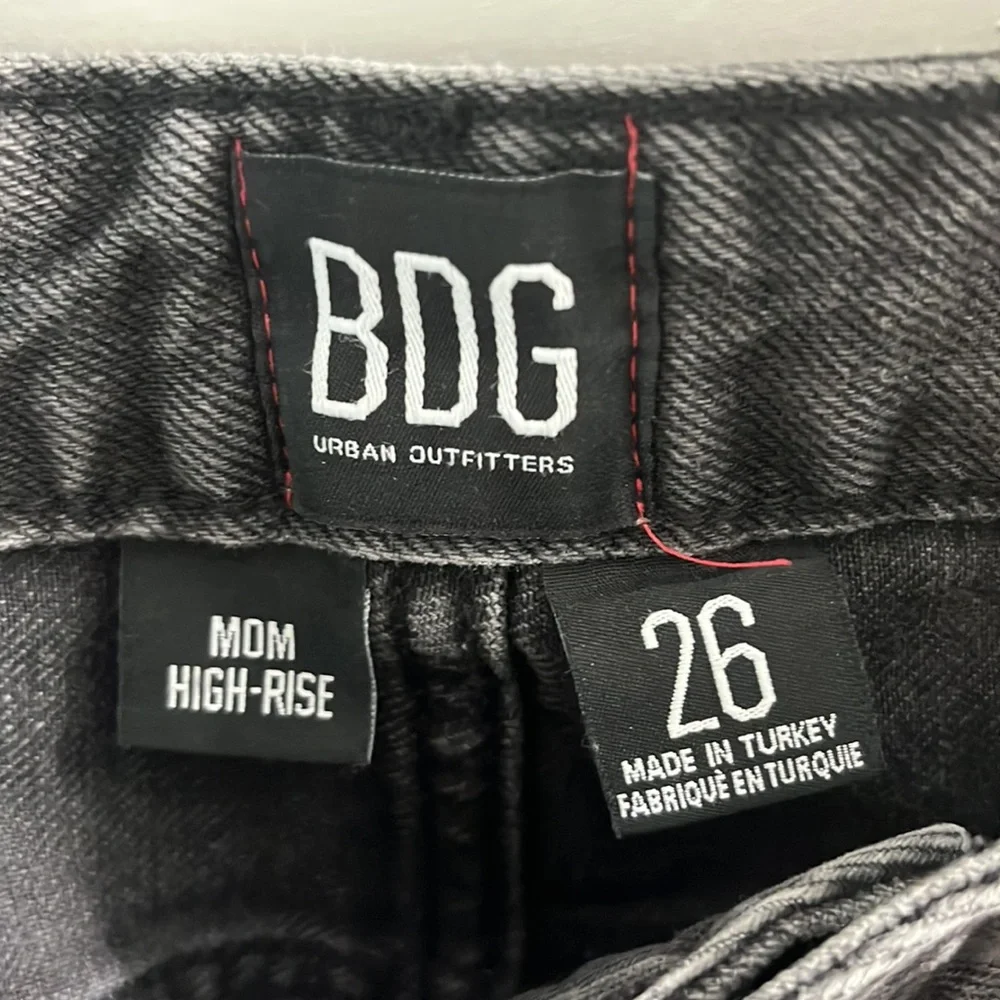 BDG Black High Waisted Mom Jeans - Picture 6 of 6